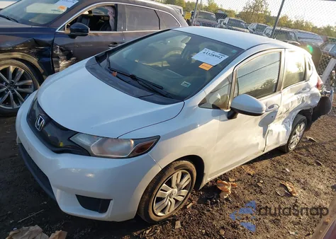 2016 Honda Fit Lx из США, поврежденный, VIN JHMGK5H58GX024925